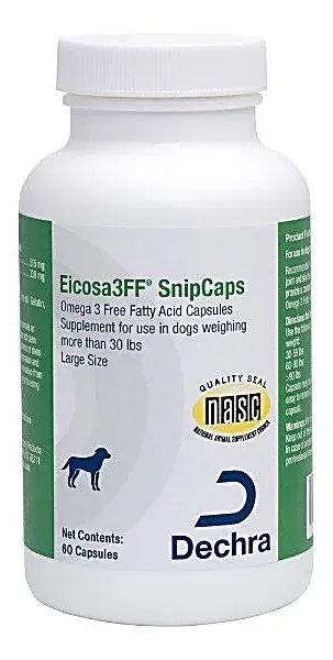 Eicosa3FF SnipCaps Large Over 30lbs 60 ct