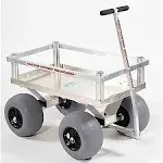 Alumacart Calypso Cruiser Rust Resistant Beach and Fishing Wagon with Rod Holders New