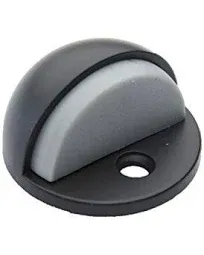 (2-Pk) QCAA Low Dome Floor Door Stop Zinc Die Cast 25.4 H x 44.5mm Diameter 