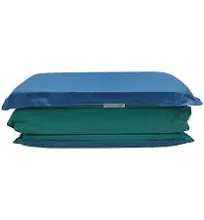 KinderMat 2 inch Thick - 2&#034;H x 19&#034;W x 44&#034; D, Blue/Teal, Great for Home Schooling