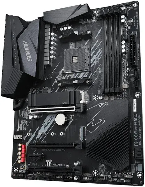 GIGABYTE B550 AORUS ELITE V2 AM4 AMD B550 ATX Motherboard with Dual M.2, SATA 6Gb/s, USB 3.2 Gen 2, 2.5 GbE LAN, PCIe 4.0