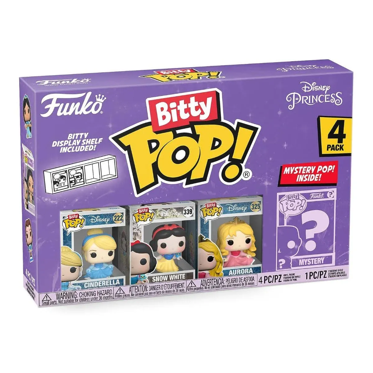 Funko Bitty Pop: Disney - Cenicienta 4 Pack