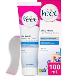 Veet Silk Fresh Hair Removal Cream Sensitive Skin 50 g