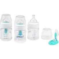 Philips Avent Anti-Colic Baby Bottles Clear, 9oz, 2 Piece