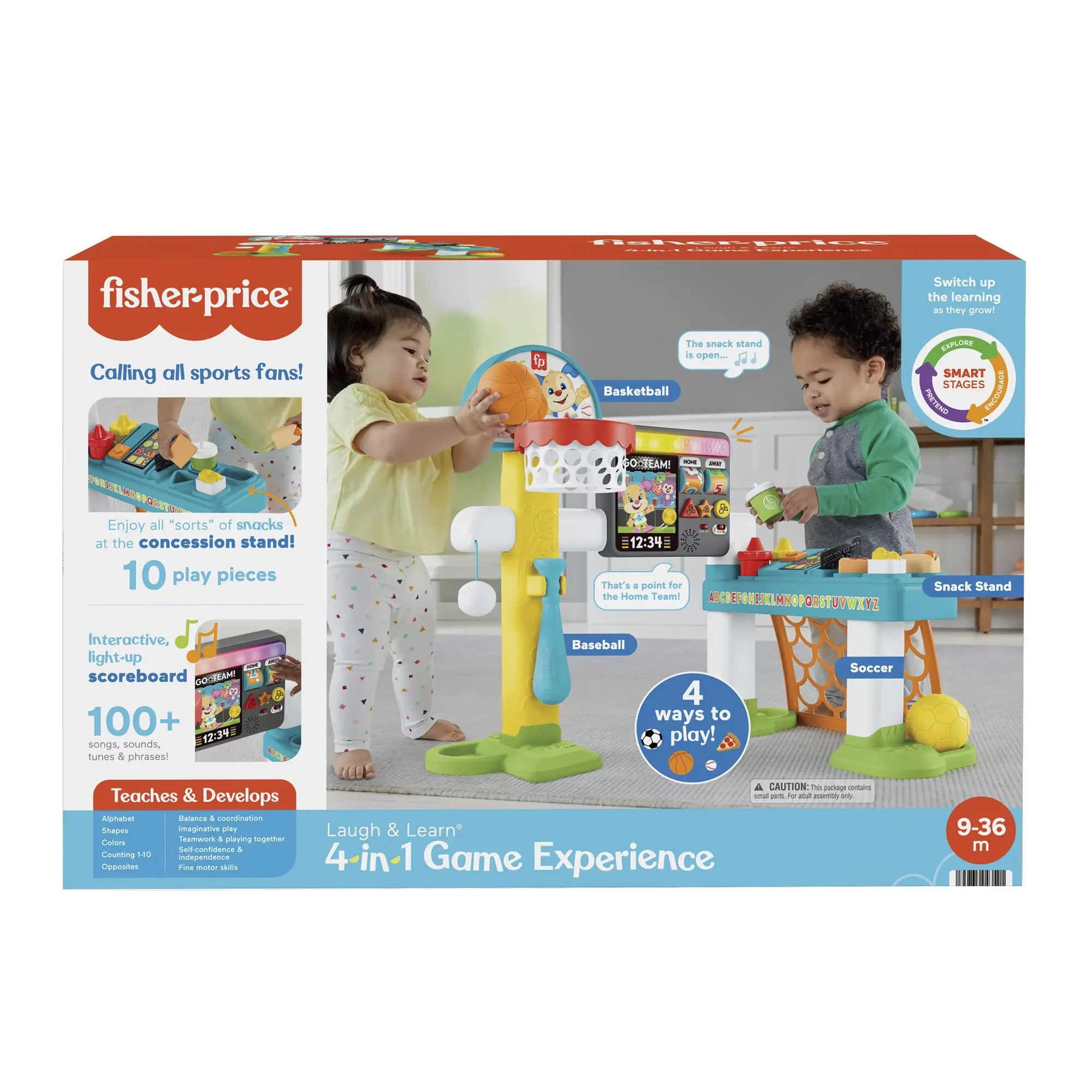 Fisher-Price Laugh & Learn 4-in-1 Game Experience Activity Center