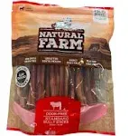 Natural Farm Bully Sticks, Odor-Free, (6 inch, 12 Ounces), Packaged by Weight, 100% Beef Pizzle Chews, Grass-Fed, Fully Digestible Treats to Keep