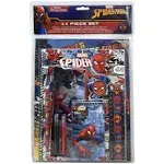 Marvel Spiderman 11 pcs Stationery Set, Spider-Man School Supplies for Kids