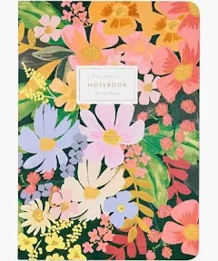 Rifle Paper Co. Set of 3 Marguerite Stitched Notebooks