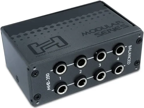 Hosa MHB-350 8-Point 1/4" TRS Balanced Patchbay Module