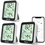 Govee Bluetooth Hygrometer Thermometer H5075 (3 Pack)