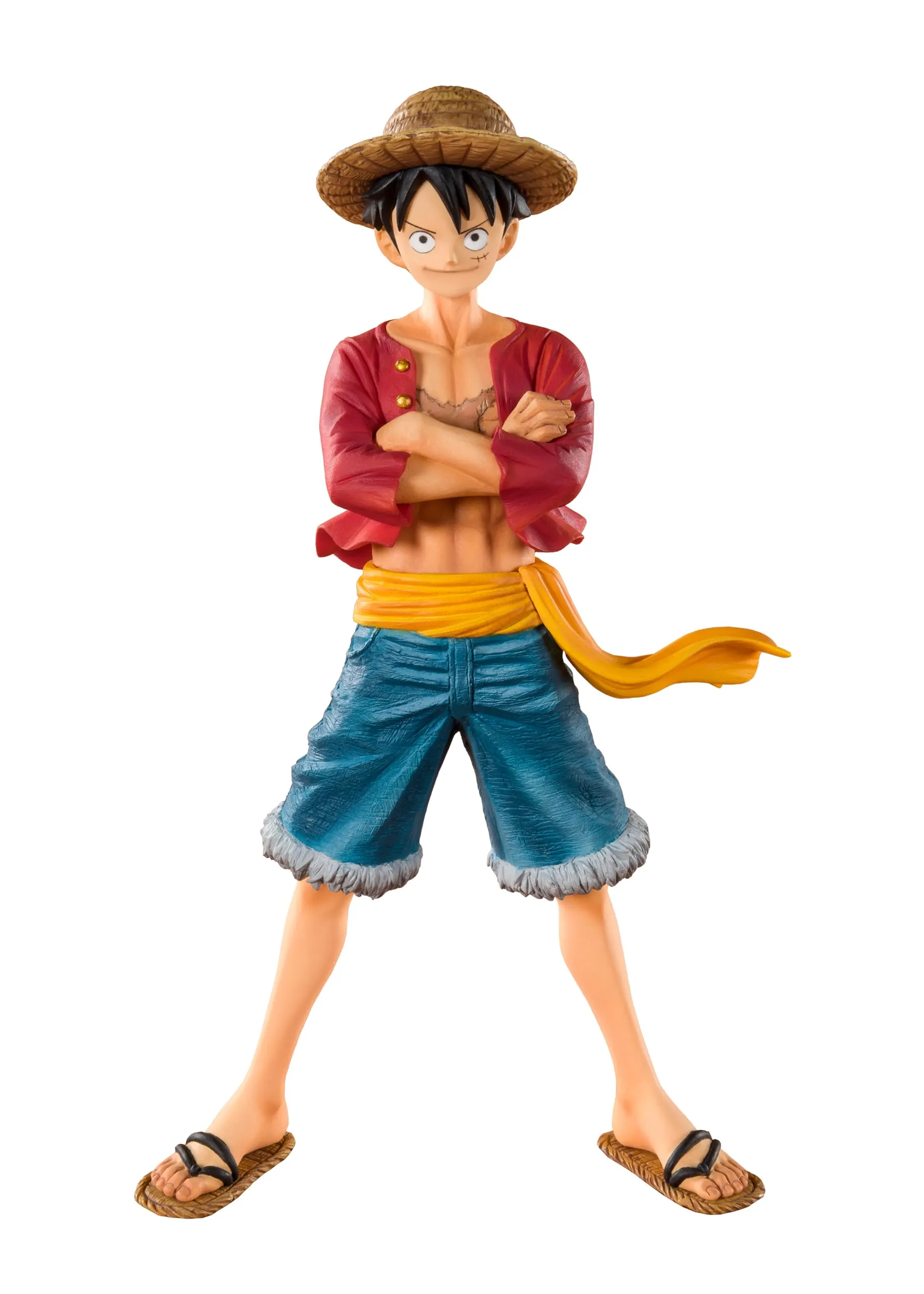 BANDAI Figuarts ZERO ONE PIECE MONKEY.D.LUFFY 140mm PVC Figure