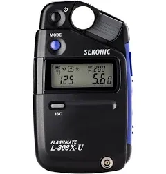 Seconic L-308X-U Flashmate Light Meter Basic Model Compact Iso850 Backlight JE60