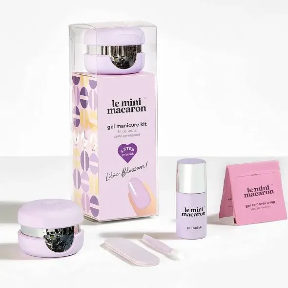 Le Mini Macaron Gel Manicure Kit Lilac Blossom