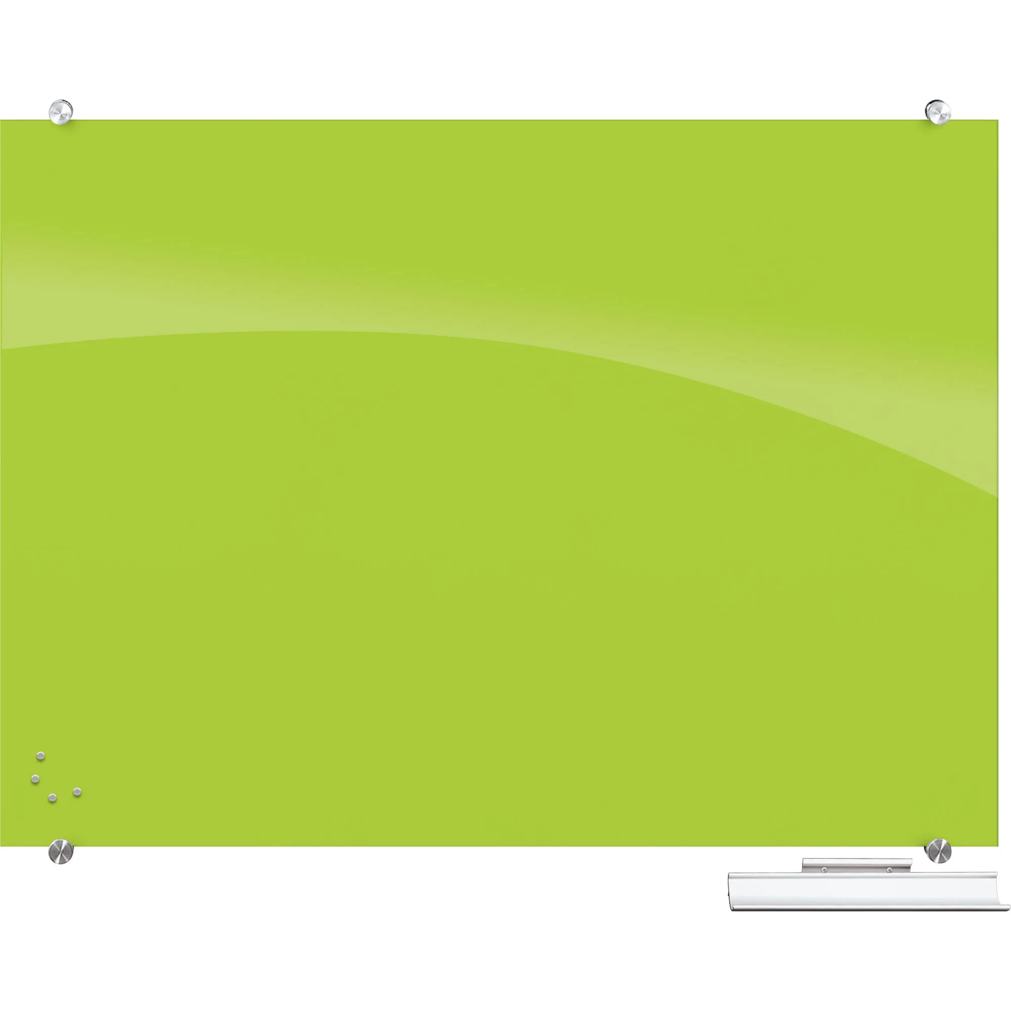 Balt 83844 Visionary Magnetic Glass Dry Erase Whiteboard (Green)