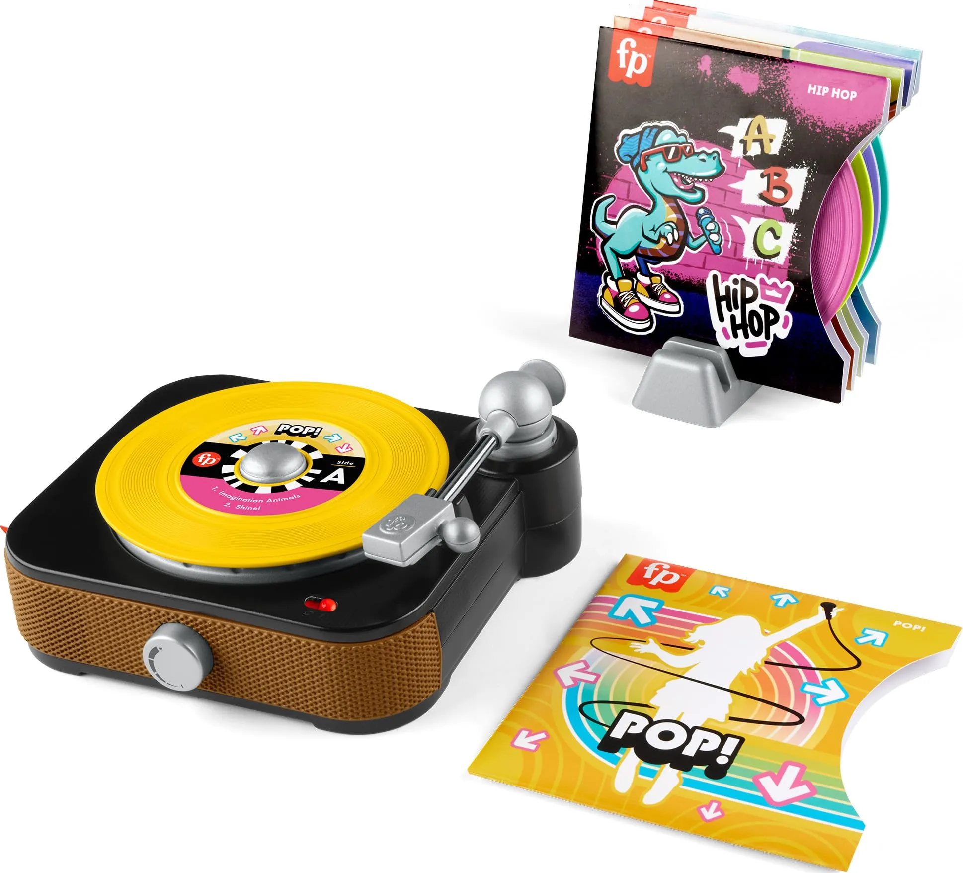 Fisher-Price Rockin&#039; Record Player Toy for Pretend Play