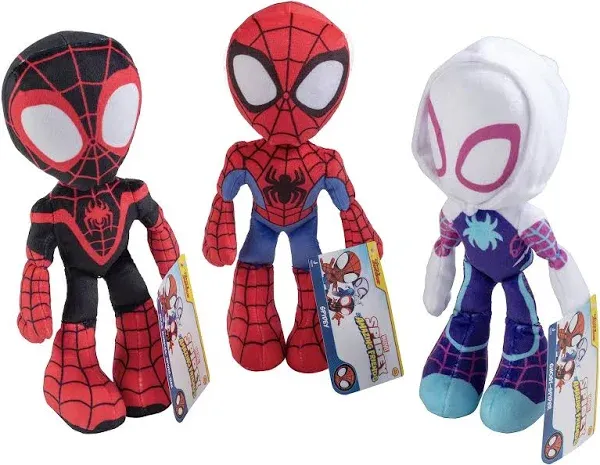 Marvel Spidey & His Amazing Friends 8" Plush Set