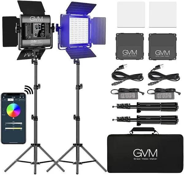 GVM 800D-RGB LED Light Panel