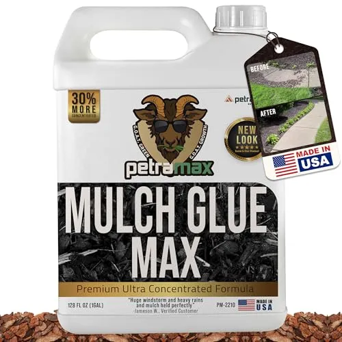 Petramax Mulch Glue for Landscaping Concentrate Mulch Binder Glue Pea Gravel