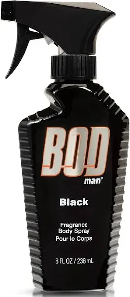 Bod Man Black by Parfums De Coeur 8 oz Body Spray / Men