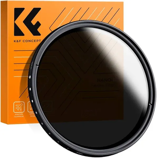 K&amp;F Concept ND2-ND400 Variable Fader Adjustable ND Lens Filter Neutral Density