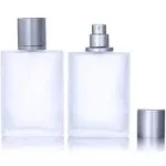 luojery 2 Pack Empty Frosted Glass Spray Perfume Atomizer