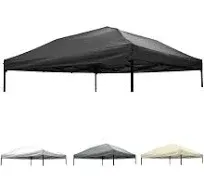 10x10 Canopy Replacement top,10x10ft Pop Up Canopy Top Cover,Silver Coated Re...