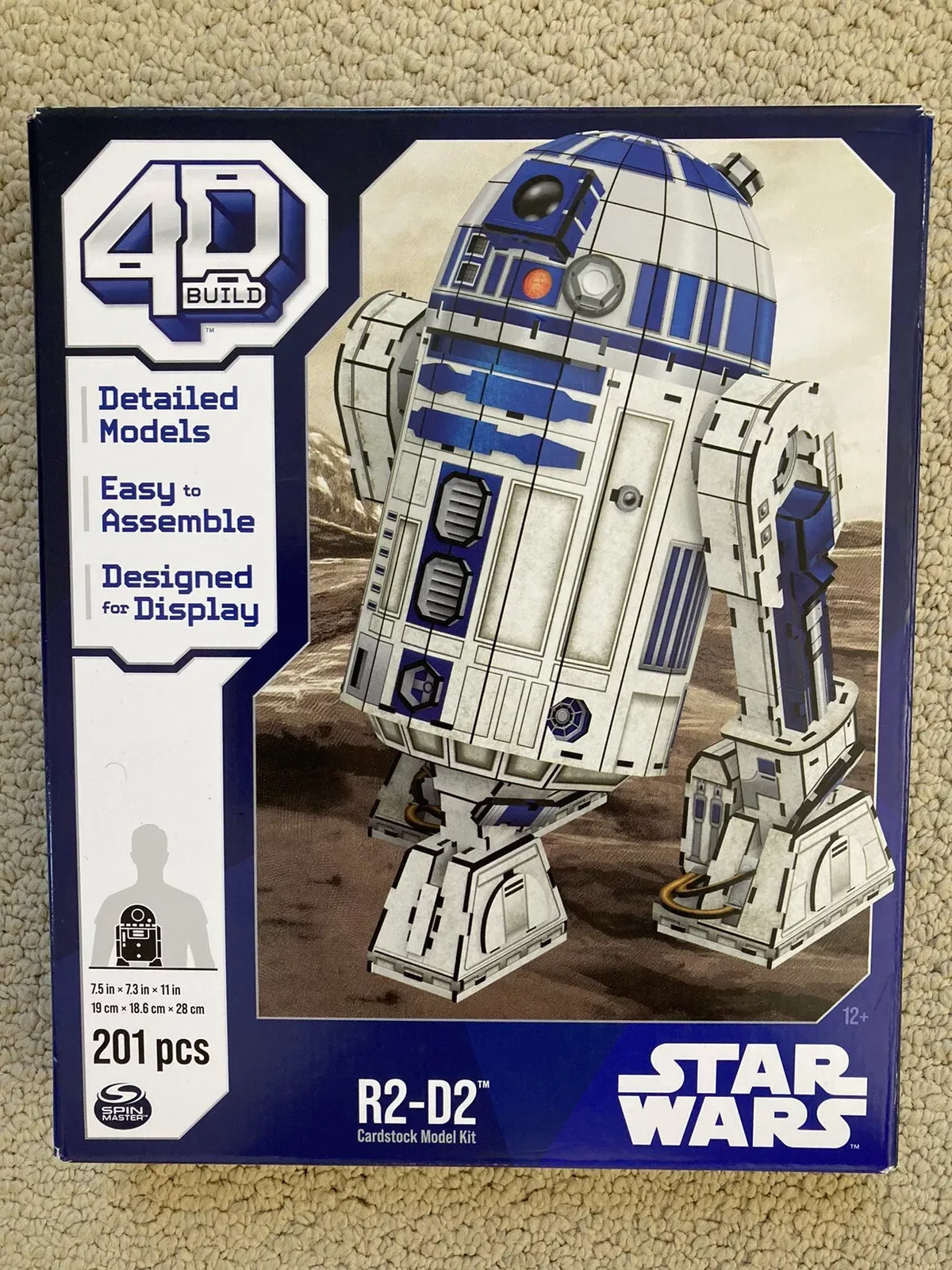 Star Wars R2-d2 Cardstock Model Kit