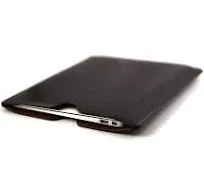 Dockem MacBook 12 inch Laptop Sleeve - Ultra Slim Synthetic Leather (Dark Brown)