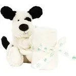 Jellycat - Soother - Bashful Black & Cream Puppy