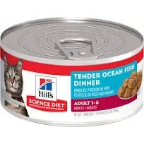 Hill's Science Diet Adult Tender Ocean Fish Dinner Canned Cat Food