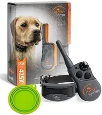 SportDOG FieldTrainer SD-425X | BONUS eOutletDeals Collapsible Dog Bowl | Compact Remote Training System | 500-Yard Range | Expandable to 3 Dogs | 100% Waterproof & Submersible | 7 Stimulation Levels | Vibration & Tone | Ideal for Close-Range Hunting