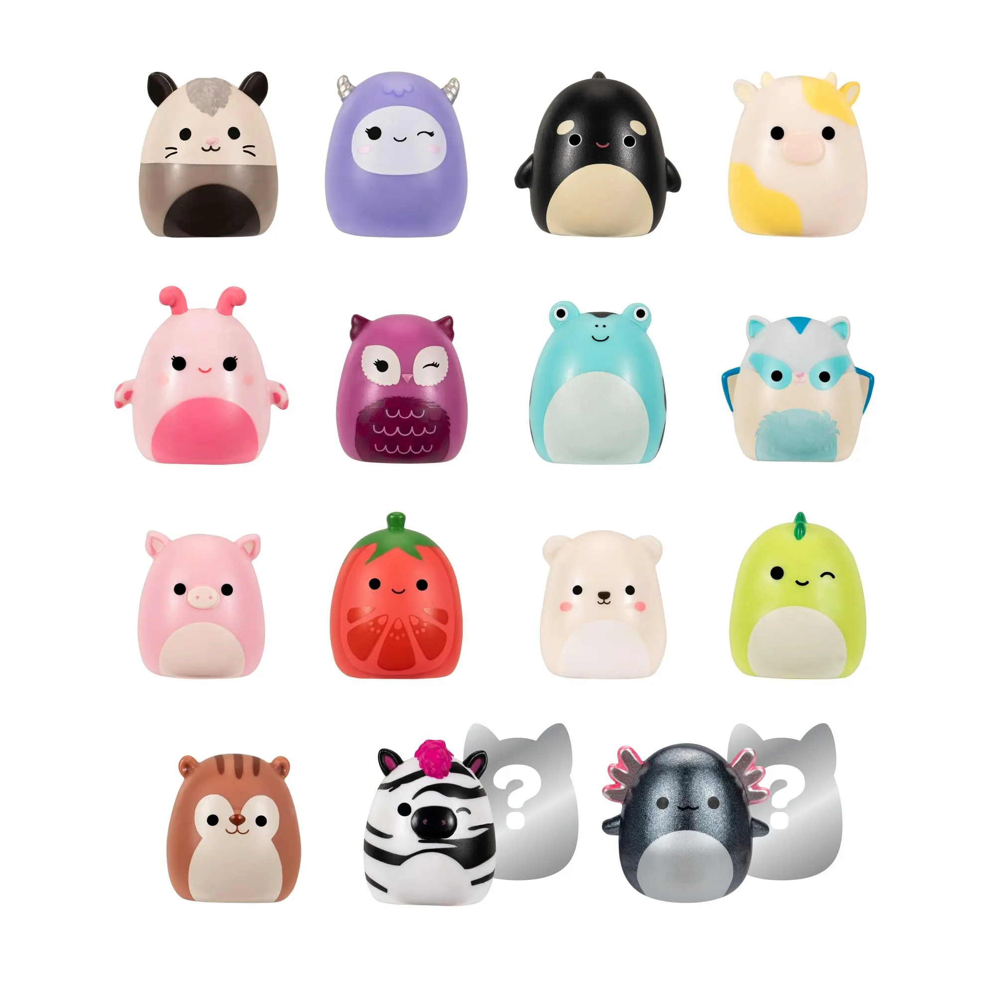 Squishmallows Squish-a-longs Mini-Squish 1-inch Figure 14-Pack