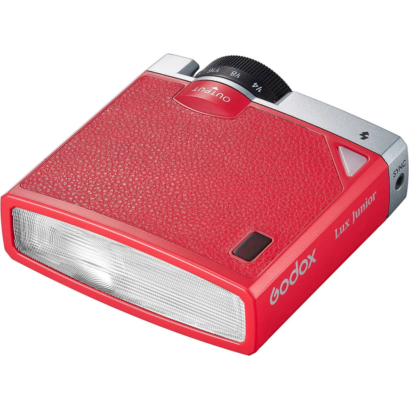 Godox Lux Junior Retro Camera Flash (Red)