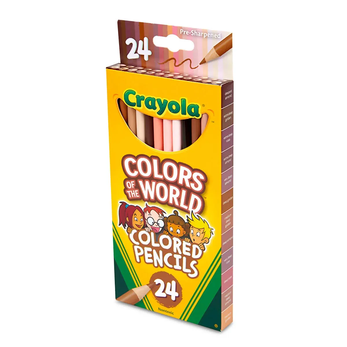 24 Lápices De Color Colors Of The World Crayola