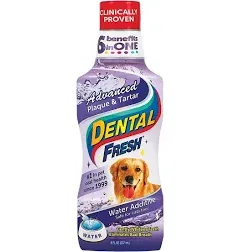 Dental Fresh Advanced Plaque & Tartar Water Additive for Dogs