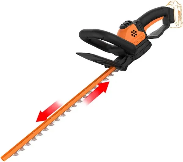 WORX WG261.9 20V Power Share 22" Cordless Hedge Trimmer