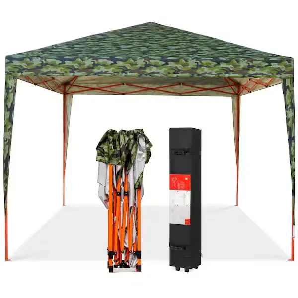 10 ft. x 10 ft. Camo Portable Adjustable Instant Pop Up Canopy with Carrying Bag