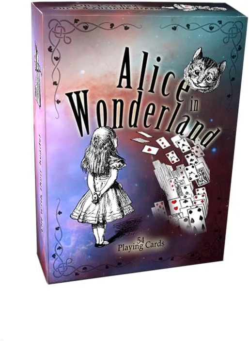 Rodaruus Alice in Wonderland Playing Cards, Full 54 Poker-Size Card Deck