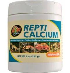 Zoo Med Reptile Calcium without Vitamin D3, 12-Ounce