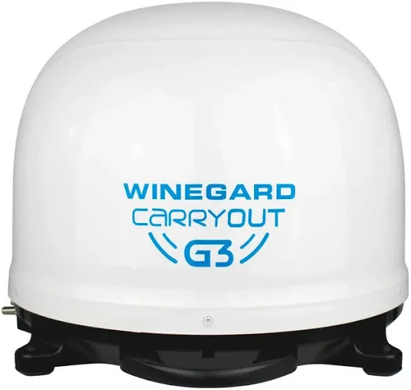 Winegard GM-9000 Carryout G3 Portable Automatic Satellite Antenna White