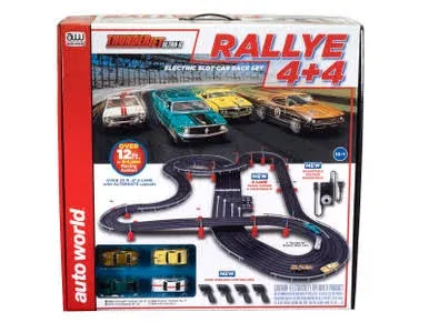 Auto World Rallye 4x4 4 Lane HO Slot Car Set