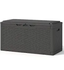 Patiowell Classics 100 Gal. Outdoor Storage Resin Deck Box