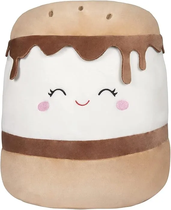 Squishmallows Carmelita 8 inch Plush Toy, Official KellyToy