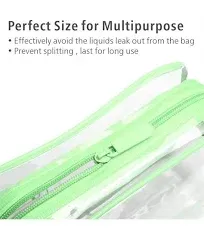 Packism Clear Makeup Bag TSA Approved Toiletry Bag Size