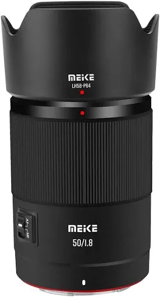 Meike 50mm F1.8 Auto Focus STM Full Frame Prime Lens For Sony E-Mount Camera