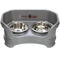 Neater Feeder Small, Bronze No Tip Dog Bowl, Elevated Dog Bowl Stand #LuvDemPups