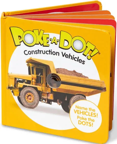 Melissa & Doug Poke-A-Dot Construction Vehicles