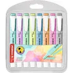 Highlighter - STABILO swing cool Pastel - Pack of 8 - Assorted Colours Pack of 8