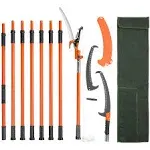 VEVOR Manual Pole Saw 7.3-27 ft Extendable Pruner Sharp Steel Blade SDGZJBXZZK8M8DKWOV0