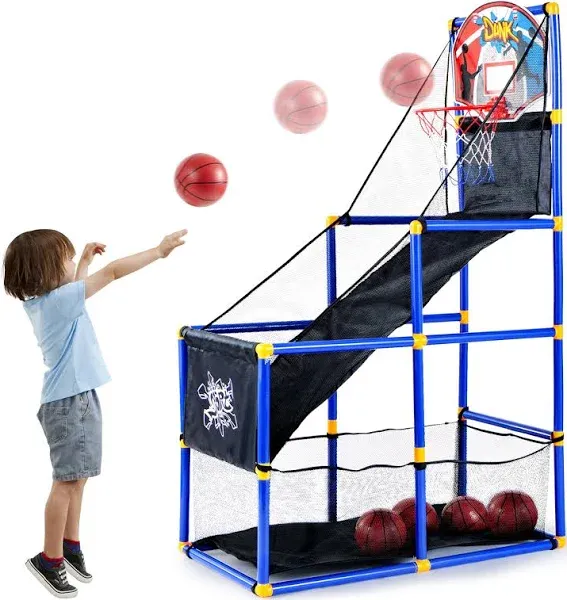 JOYIN Kids Arcade Basketball Game Set with Hoop